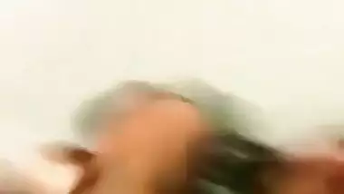 Beautiful girl making video for lover