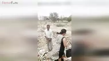 Sexy slutty wife cheats on husband at construction site and gets caught