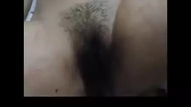 desi cute lover girl sleeping with open leg showing hairy pussy
