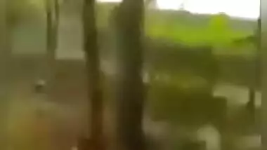 Lover couple was doing Mangal in the jungle, village people caught both of them