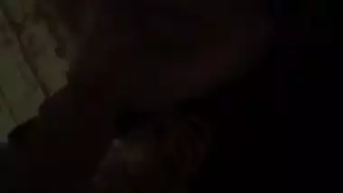 Cheating native teen sucks dick on porch