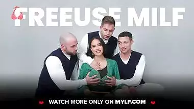 Mylf - Young Babe Kendra James Tries Pussy For A First Time With Big Assed Busty Milf Arietta Adams