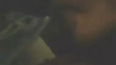 British Indian wife gives sexy strip. cum on tits