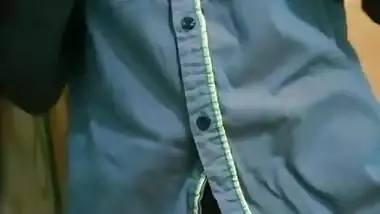 School Girl Having Fun And Playing With Her Boobs අම්මෝ තන් දෙක With Sri Lankan
