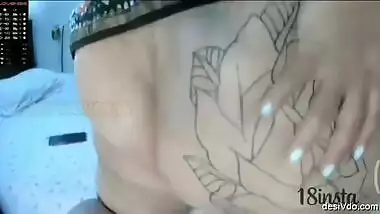 Maami showing her big ass kundi tattoo and jasmine flower