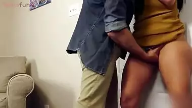 White hubby climbs into panties Desi wife after a jealousy argument