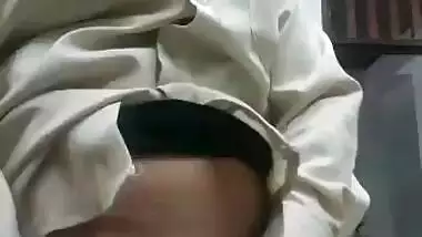Corona prevention squad lady fingering pussy