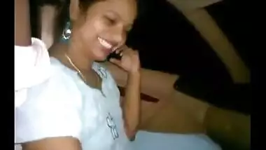Dilettante office whore eats chocolate off her colleagues penis