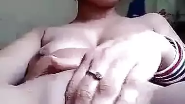 Cute horny Bhabhi showing her naked pussy