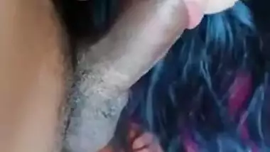Cute Indian girl sucking cock